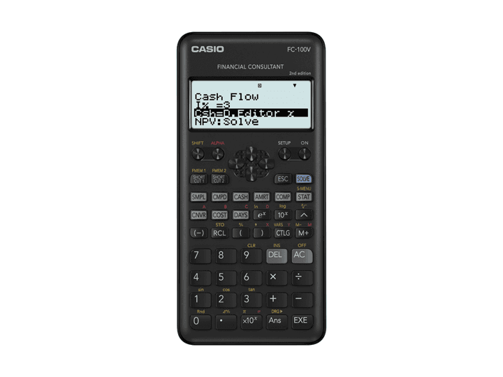 Casio FC-100V II financial calculator