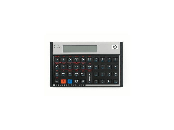 HP 12C financial calculator