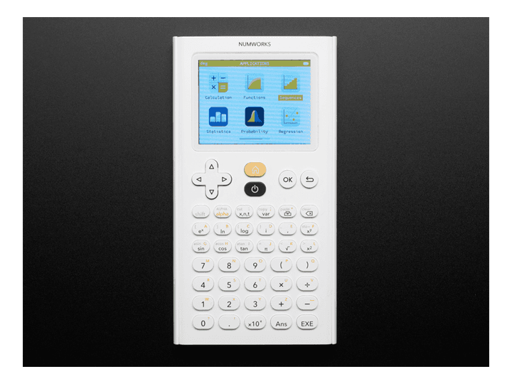 NumWorks graphing calculator