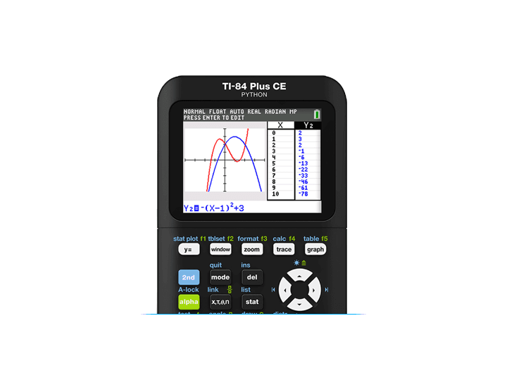 Texas Instruments TI-84 Plus CE-T graphing calculator
